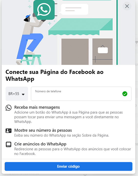 conectar  página ao whatsapp